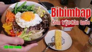 #7. Cách làm món cơm trộn Hàn Quốc (Bibimbap) đơn giản, chuẩn vị, ngon miệng