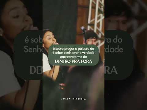 O que você tem feito com o dom que Deus te deu? Isso tem apontado para Cristo? #JuliaVitoria #Shorts