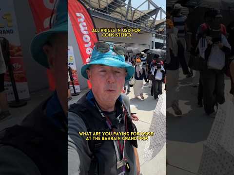 What are you paying for food at the Bahrain GP in Malaysia?