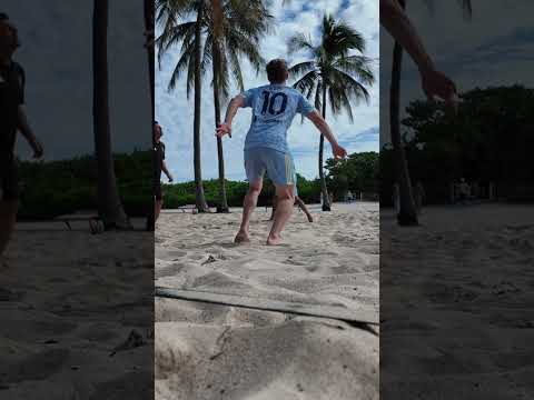 DAVID TREZEGUET PLAYING BEACH SOCCER WITH BEN BLACK #vlog #miami #football