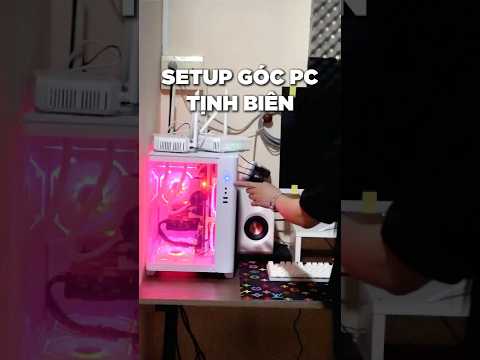 SETUP GÓC PC GAMING FULL WHITE 14600KF TẠI TỊNH BIÊN💥 #chinhkhotinh #pcgaming #maytinhchoigame