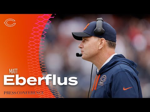 Matt Eberflus on Giants: 'We're looking forward to the competition' | Chicago Bears video clip