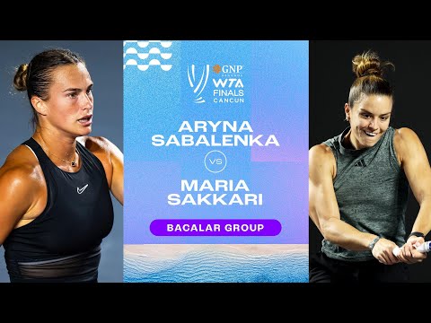 Aryna Sabalenka vs. Maria Sakkari | 2023 WTA Finals Group Stage | WTA Match Highlights