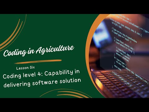 Lesson 6 Coding level 4: Capability in delivering software solution