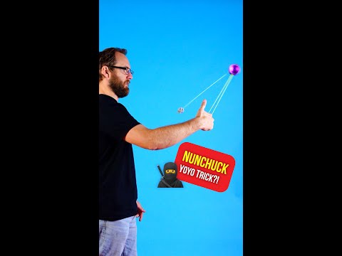 Nunchuck Yoyo Trick. Yoyo like a ninja! 🥷 #shorts #ninja