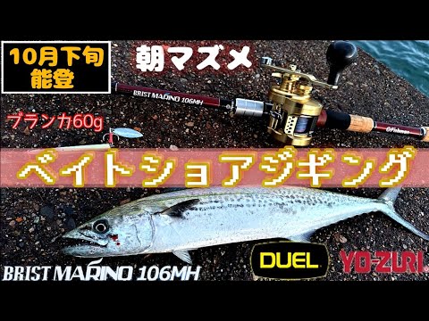 【ショアジギング】朝マズメ1時間勝負でジグを投げた結果【Fishman】