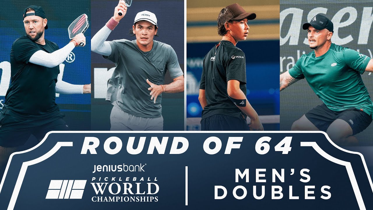 Sock/Hovenier v Shimabukuro/Rahachou at the Jenius Bank Pickleball World Championships