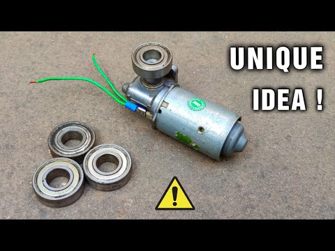Amazing Project with 12v DC Motor & Bearings