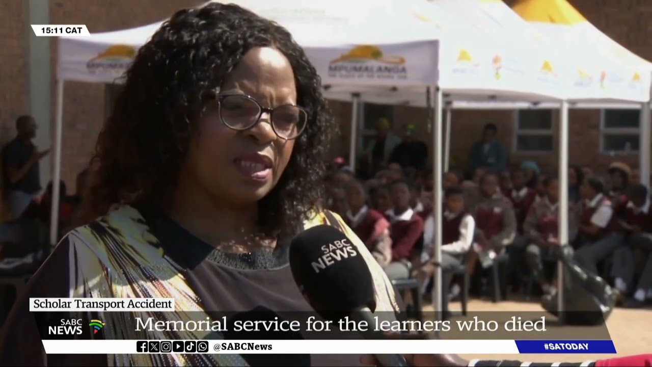 Mpumalanga Crash | Community supports families at memorial service for 6 learners who died