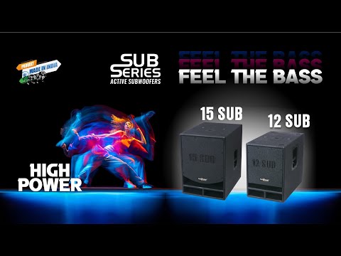 SUB Series Multifunctional Active #Subwoofers for #Professional #SoundReinforcement Applications
