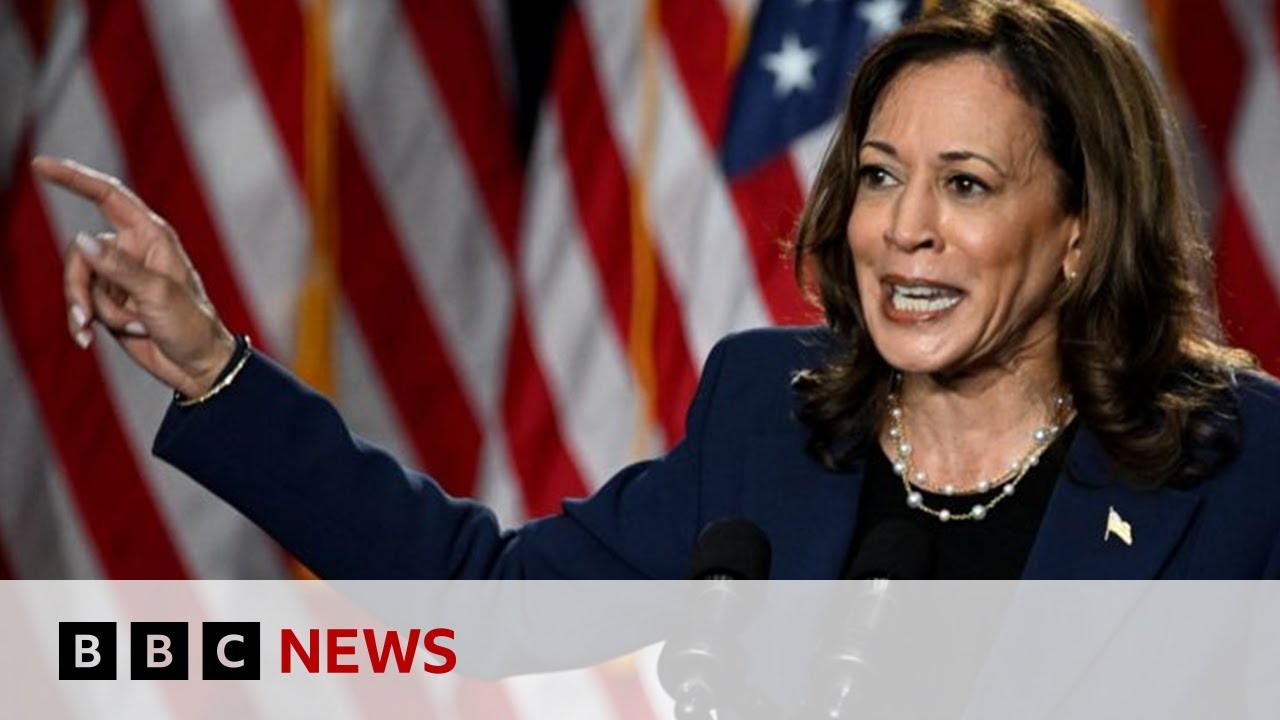 Kamala Harris attacks Trump and promises to unite Democrats at Wisconsin rally | BBC News