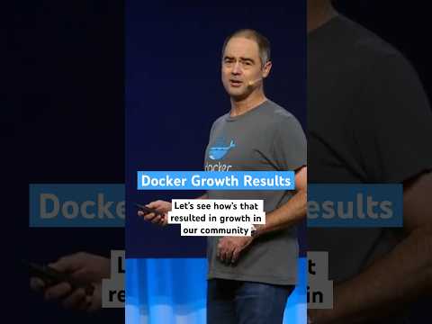Docker Community is Growing!  #docker #devops #appdevelopment
