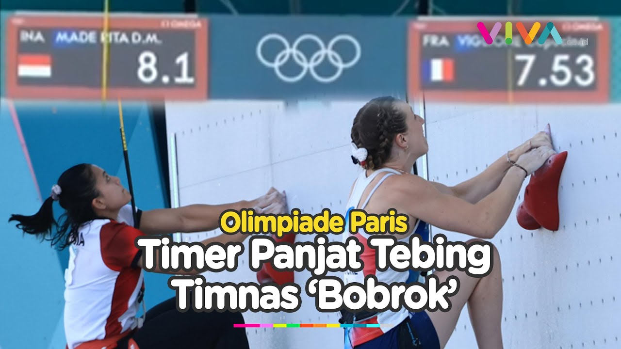 Timer Panjat Tebing Olimpiade Paris Rusak Saat Atlet Indonesia Berlaga, Auto Kalah Jauh!