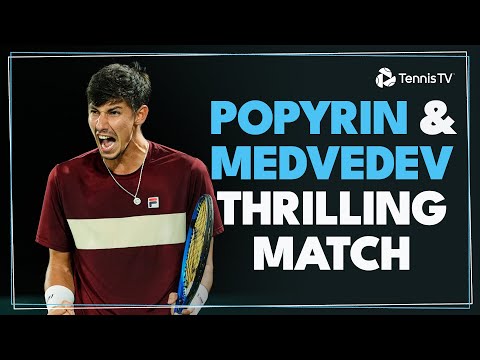 Thrilling Daniil Medvedev & Alexei Popyrin Encounter 🔥 | Paris 2024 Highlights