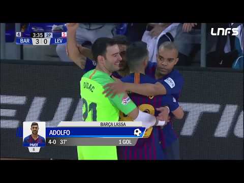 Barça Lassa - Levante UD FS - Play Off por el título tercer partido 1/4