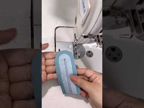 A new method for sewing necklines. #sewing #sewinghacks