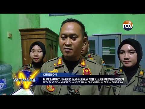 Pasar Darurat Jungjang yang Gunakan Akses Jalan Daerah Dibongkar