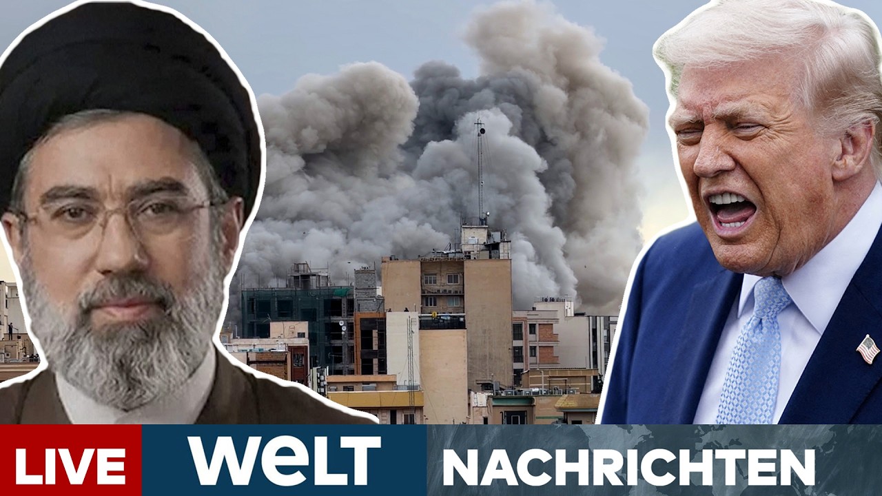 IRAN-KRIEG: „FEIGLINGE!“ Trump tobt! Neuer Ober-Mullah Chamenei siegessicher! | WELT LIVE