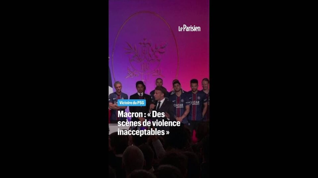 « Terminé ça ! » : Macron ne veut plus voir de « scènes de violence » après les matchs
