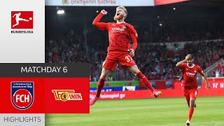 1. FC Heidenheim — Union Berlin 1-0 | Highlights | Matchday 6 – Bundesliga 2023/24