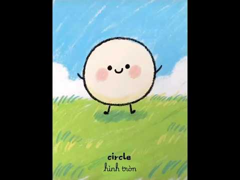 Học từ mới 🟡🟧🔺các loại hình cùng Em bé thích học #embethichhoc #tienganhchotre #tienganhchobe