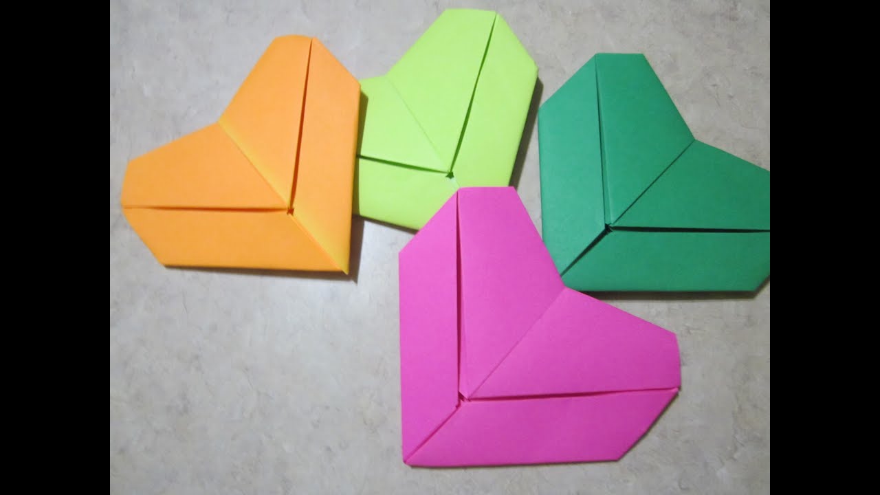 Origami How To Letter Fold Heart YouTube