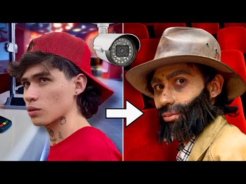 Asi logré burlar la seguridad del CINE 🍿// Andy