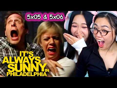Foreign Girls React | It's Always Sunny in Philadelphia S5 Ep 05 & 06 | First Time Watch