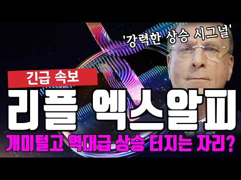 리플 <strong>엑스알피</strong> 개미털고 역대급 상승 터지는 구간