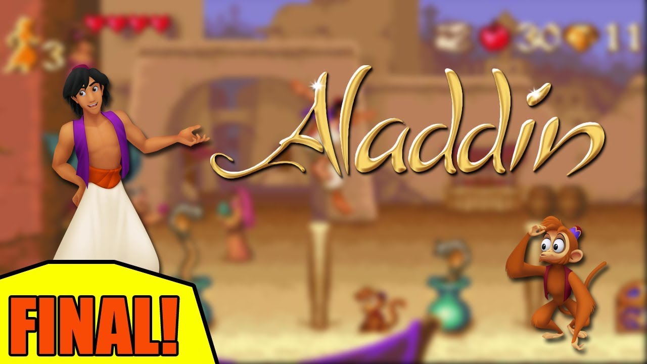 ALADDIN - SUPER NINTENDO - Parte FINAL - Gameplay do Boy