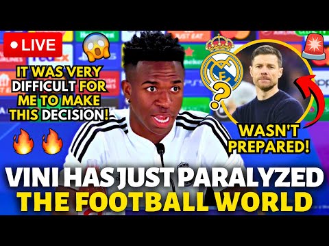 🚨URGENT! VINI HAS JUST PARALYZED THE FOOTBALL WORLD! NO ONE WAS PREPARED FOR THIS! REAL MADRID NEWS