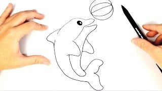 Ocean How To Draw A Dolphin Cute Animals Cute Drawing