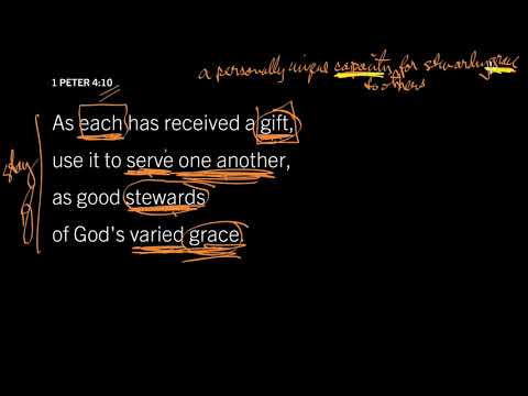 What Is a Spiritual Gift? 1 Peter 4:10