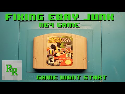 N64 Game won't start - Fixing Ebay Junk