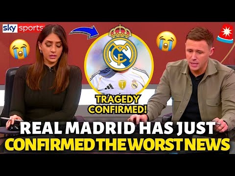 🚨URGENT! REAL MADRID HAS JUST CONFIRMED THIS BAD NEWS! TRAGEDY CONFIRMED! REAL MADRID NEWS