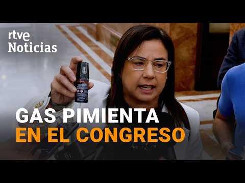 Gas pimienta y baños acordonados: así ha sido el accidentado pleno del Congreso | RTVE Noticias