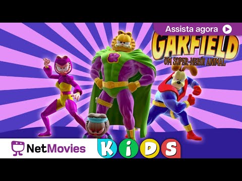 Garfield - Um Super Herói Animal🧸​ Filme COMPLETO GRÁTIS 🧸 | NetMovies Kids