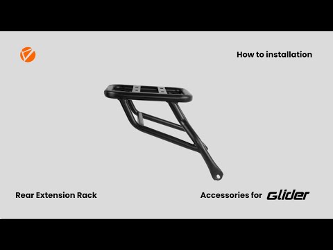 Quick Tips- How to Install Rear Extension Rack for Glider#cyrusher #glider #howto