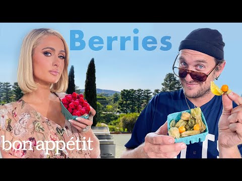 Paris Hilton & Brad Taste Berries And Make Jam | Taste Testers | Bon Appétit