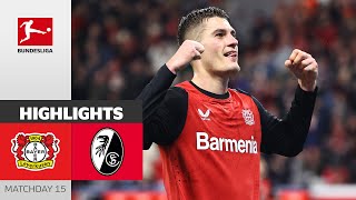 Schick for Man of the Match | Bayer 04 Leverkusen — SC Freiburg 5-1 | Highlights | MD15 – Bundesliga