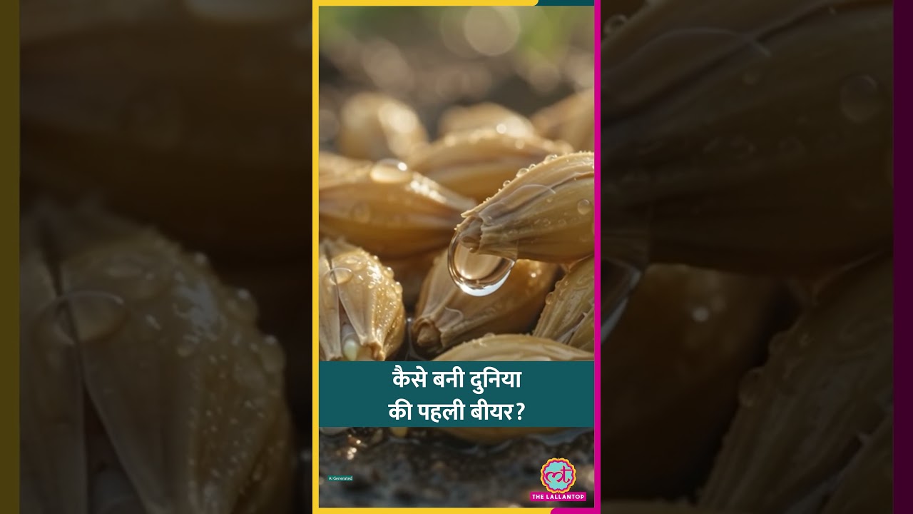 दुनिया की पहली बीयर कैसे बनी थी? #shorts