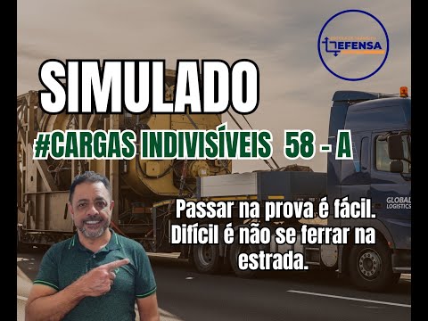 #CARGAS INDIVISÍVEIS 58-A SIMULADO - Multa na AET? Resolva AGORA essa Questão de Prova do Detran!