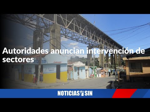 Autoridades anuncian intervención de sectores