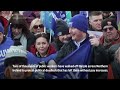 Northern Ireland sees biggest strike in years as workers walk out over pay and political deadlock - 00:51 min - News - Video