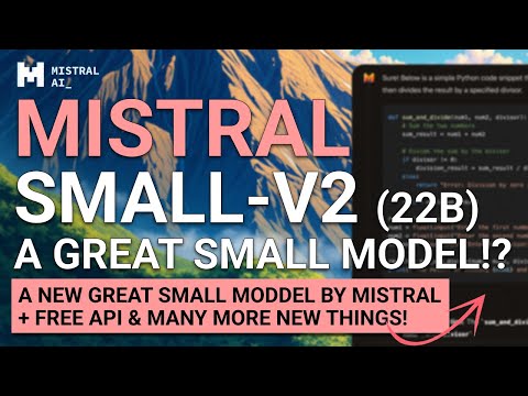 Mistral Small-2 (Fully Tested) : This NEW SMALL Model is GREAT! (w/ Free API & Beats Llama-3.1)