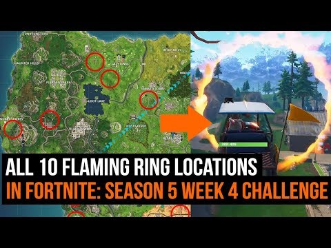  - flaming hoop locations fortnite