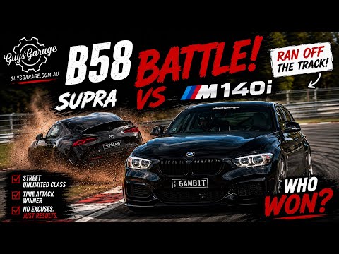 B58 BATTLE! SUPRA vs M140i WHO WON?!