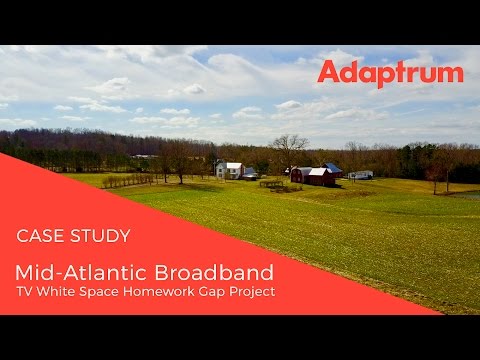 Closing the homework gap in rural southern Virginia by using NLOS wireless to provide broadband to student homes with Adaptrum TVWS technology. Learn more at: www.adaptrum.com/CaseStudyVirginia. Closing the homework gap in rural southern Virginia by using NLOS wireless to provide broadband to student homes with Adaptrum TVWS technology. Learn more at: www.adaptrum.com/CaseStudyVirginia.