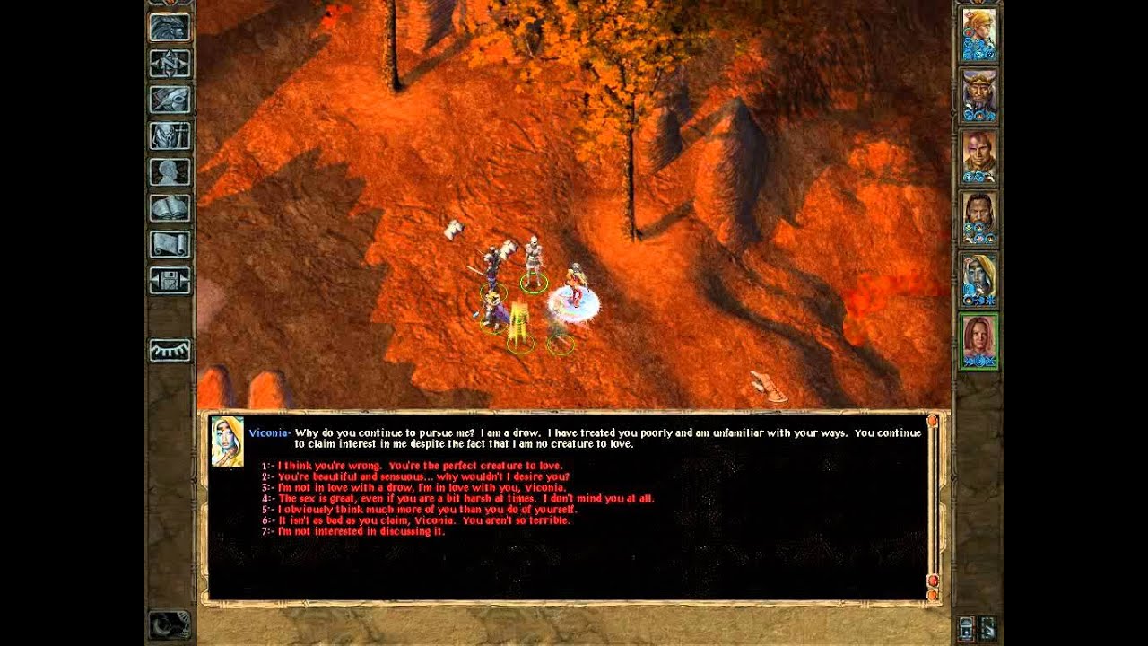 Let's Play Baldur's Gate II Bonus - Viconia Romance Continued (ToB ...