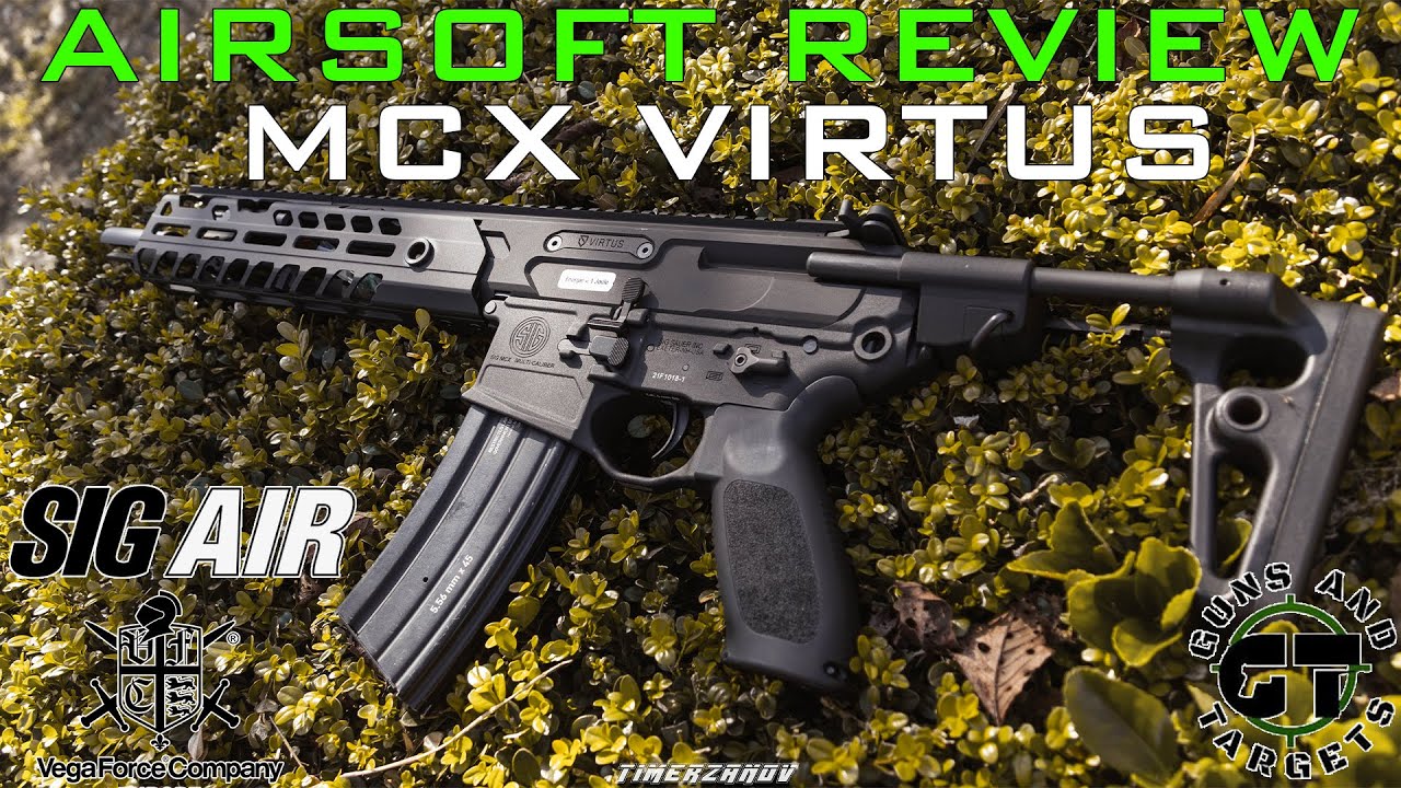 Airsoft Review #138 Sig Air MCX Virtus VFC AEG (GUNS AND TARGETS) [FR]
